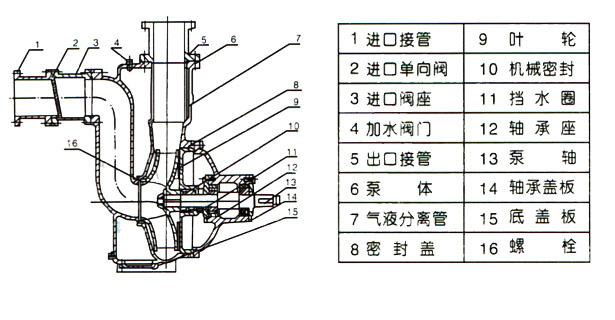 ZW型自吸式无堵塞黄瓜下载APP最新下载（结构图）